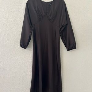 Banana Republic Classic Black Long Sleeve Dress